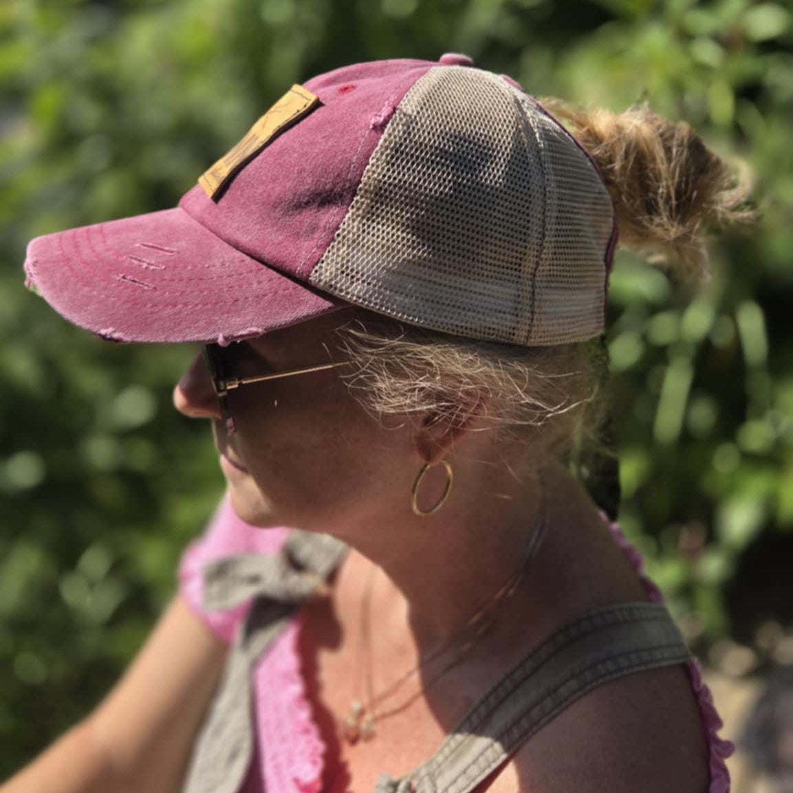 Casquette fille - Vin rouge