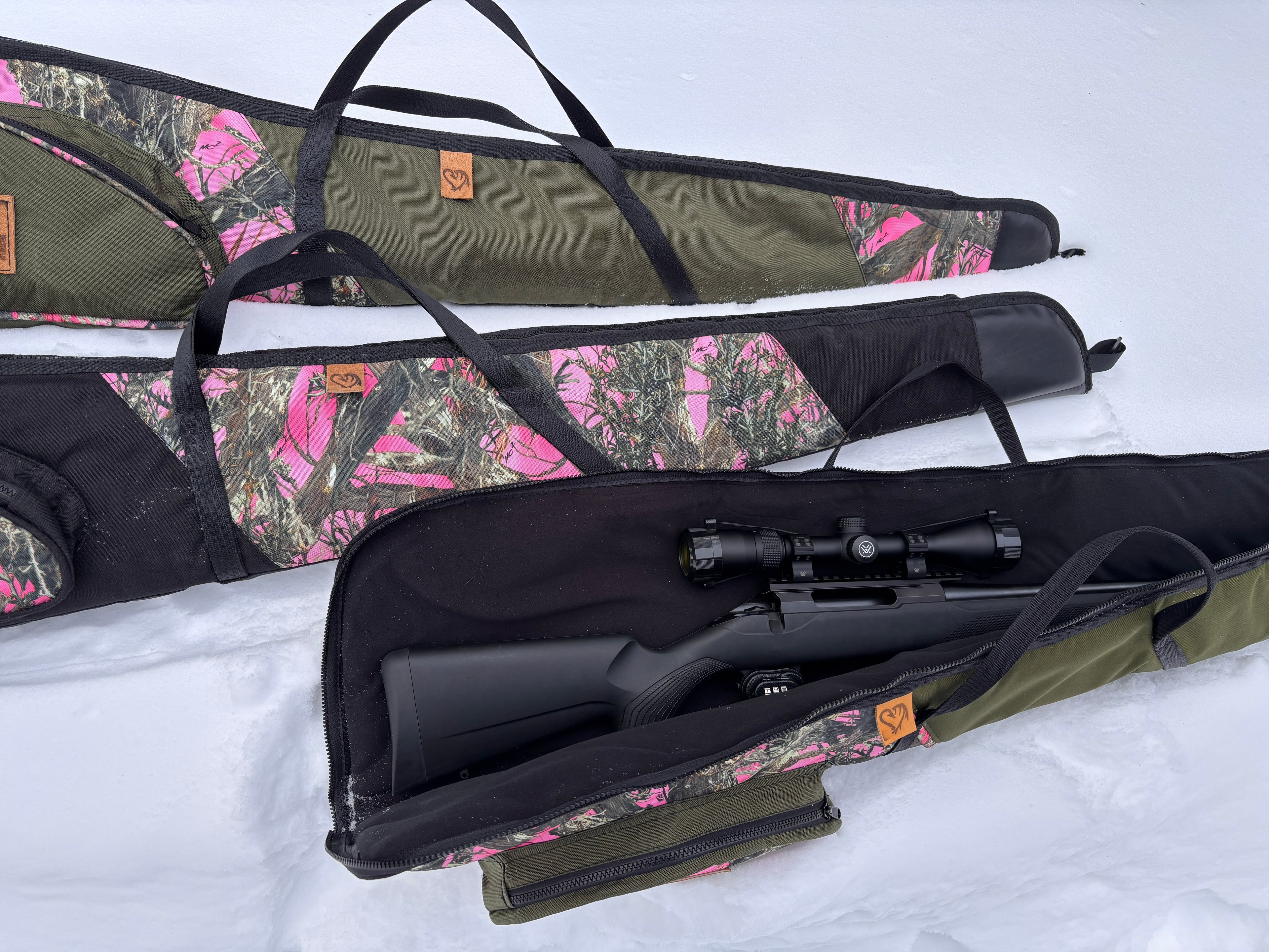 Étui à Fusil - Rose Camo & Noir